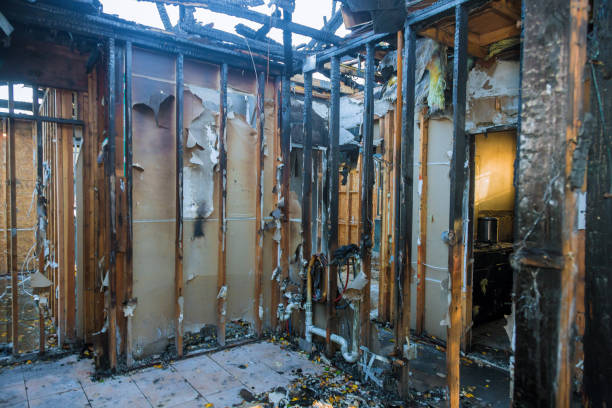 Professional Fire Damage Removal technician working in Atwater, CA